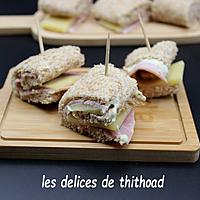 recette roulé apéritif jambon et fromage blanc