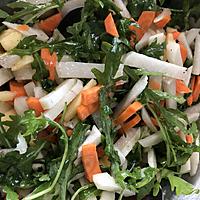 recette Salade croquante de radis noir et carottes