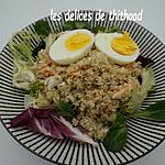 recette Salade de quinoa au crabe