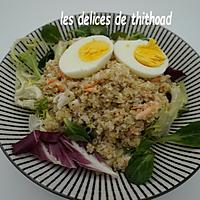 recette Salade de quinoa au crabe