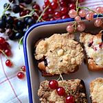 recette Crumb cake aux fruits rouges