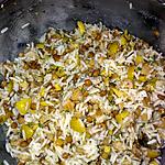 recette Salade  riz hareng fumé Olive