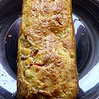 recette cake courgette tomate cerise lardons fumé