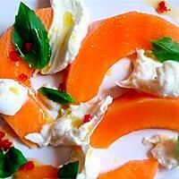 recette Salade melon-mozzarella