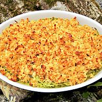 recette CRUMBLE COURGETTES AU CHEVRE EPICé