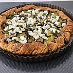 recette Tarte à là courgettes fêta et houmous
