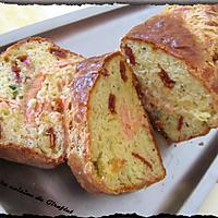 recette Cake Saumon  yaourt basilic et tomates