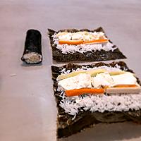 recette Maki-Sushi surimi concombre fromage frais