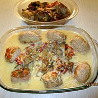 recette Paupiettes de veau, sauce forestière à la crème