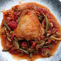 recette poulet au paprika et ses légumes au cookéo