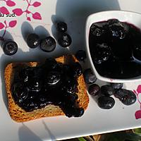 recette Confiture de myrtilles .