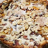 recette Clafouti aux pêches de vigne et aux amandes