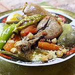 recette Couscous de la fin de l'été au poulet fermier et légumes de saison