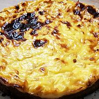 recette Flan aux pommes sur fond de spéculoos