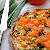 recette Tarte butternut vert de poireau