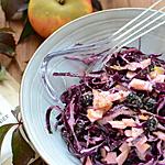 recette Salade de chou rouge pomme et raisins secs