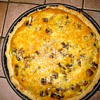 recette Tarte aux champignons de Paris