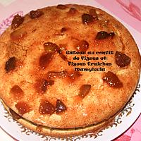 recette Gâteau confit de figues et figues fraiches