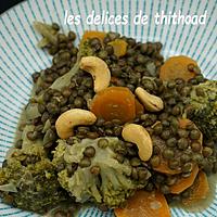 recette curry de brocolis et lentilles