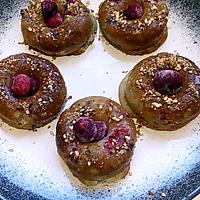 recette petit savarin aux framboise au cake factory