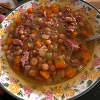 recette SOUPE AUX POIS TRADITIONNELLE À LA MIJOTEUSE