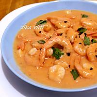 recette Curry de Crevettes Lait de Coco- Tomate- Citron et Piment d'Espelette