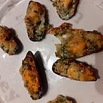 recette Moules gratinées au comté