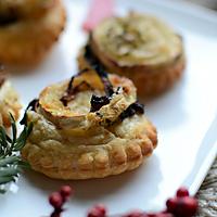 recette Feuilletés oignon fromage de chèvre