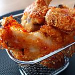 recette Ailes de poulet croustillantes  parmesan Chapelure  et au sésame