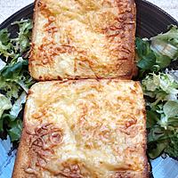 recette croque au jambon de vendée et rocamadour au cake factory