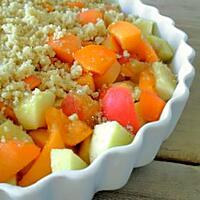 recette Crumble Pommes & Abricots