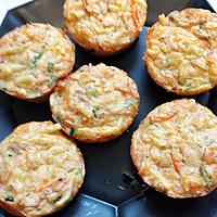 recette muffins de lègumes au rapé de jambon fumé au cake factory