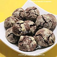 recette Bouchées au chocolat noir et noisettes