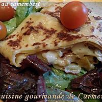 recette Crêpes aux poireaux et camembert