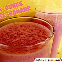 recette Milk-shake fraise-banane