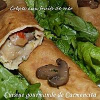 recette Crêpes aux fruits de mer