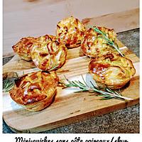 recette MINI QUICHES SANS PATE POIREAUX/SKYR/PARMESAN