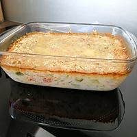 recette Gratin de courgettes au chorizo