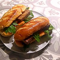 recette Bánh mì au tofu et au céleri