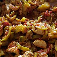 recette Tagine de poulet aux courgettes