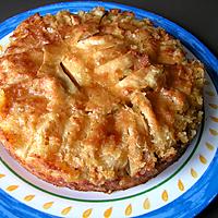 recette Gâteau aux pommes et caramel