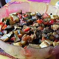 recette Salade de riz en ratatouille