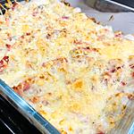 recette blettes et jambon en gratin
