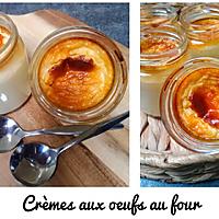 recette CREME AUX OEUFS AU FOUR