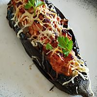 recette aubergine farcie au poulet