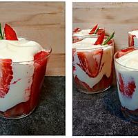 recette DOUCEUR FAÇON TIRAMISU AUX FRAISES