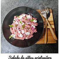 recette SALADE DE PATES PRINTANIERE