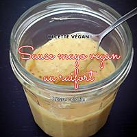 recette surprenante sauce mayonnaise vegan (sans oeuf) au raifort