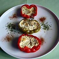 recette Poivrons farcis au fromage