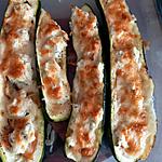 recette Courgette farcie au saumon
